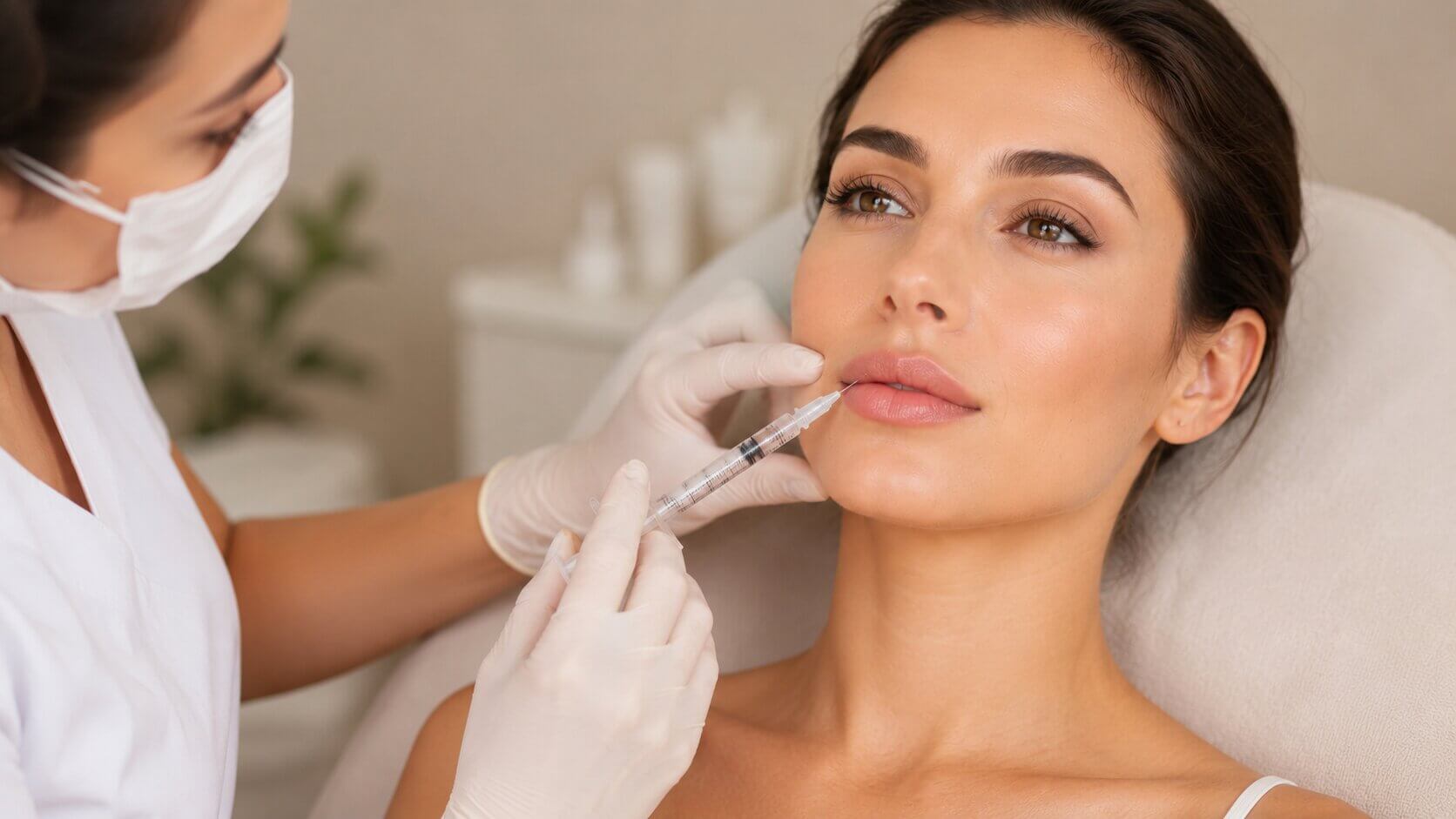 Lip filler and injectables at AestheticBiz